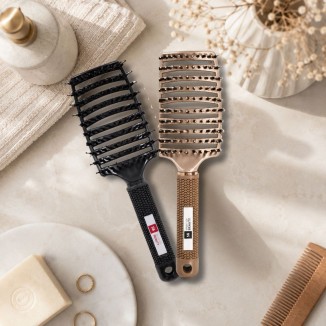 duo soft'n straight noire & gold, flatlay lifestyle