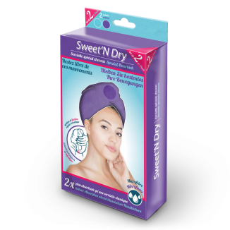 Lot de 2 serviettes microfibres pour cheveux Sweet'N Dry