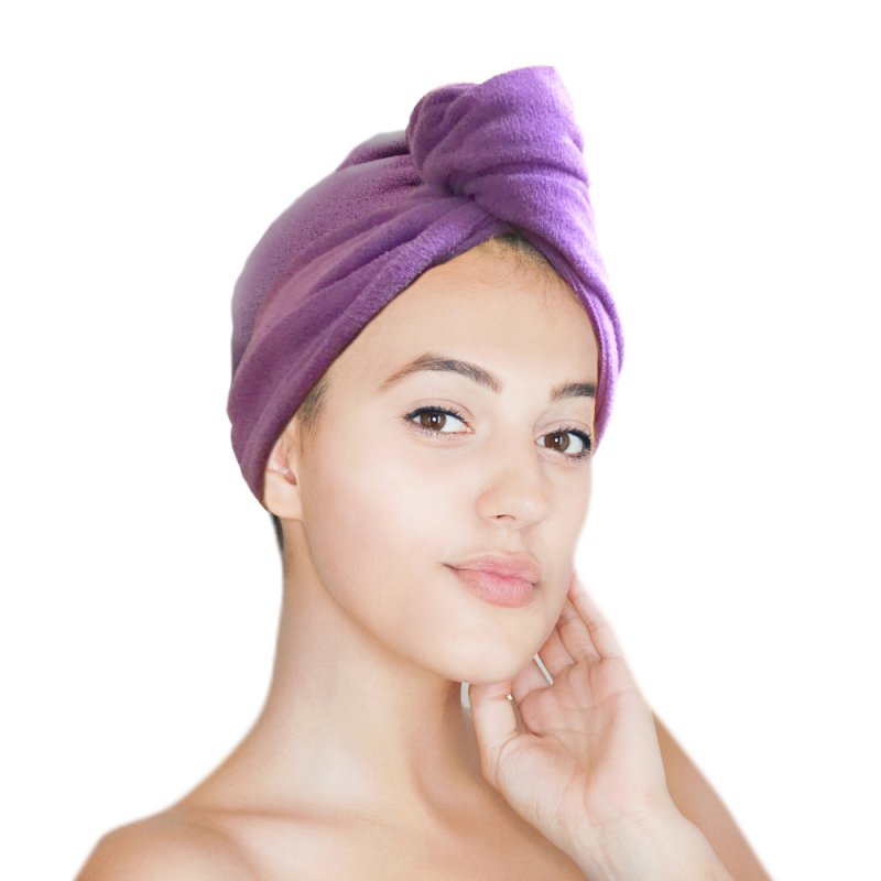 Serviette Turban Microfibre Cheveux